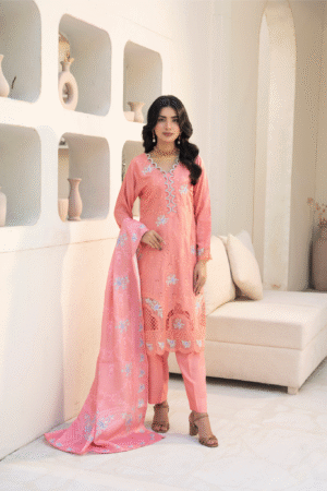 Lenin Embraided Pink 3 Pc [ Pret ]